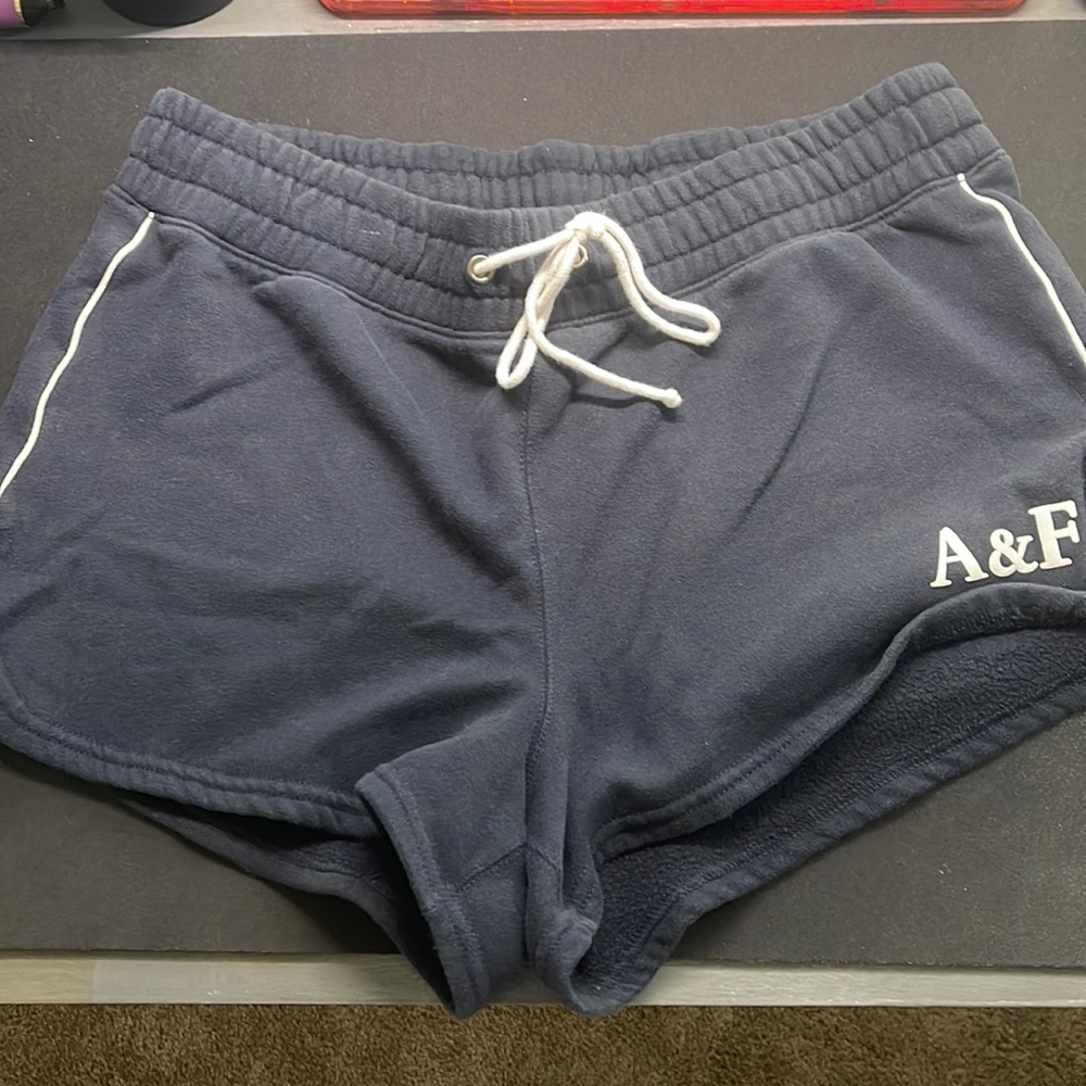 Abercrombie and Fitch Dark Navy Blue Shorts